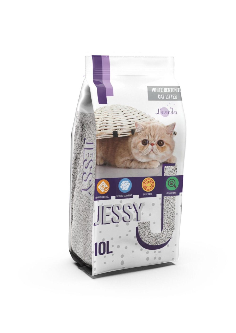 JESSY LAVENDER KEDİ KUMU 10 LT