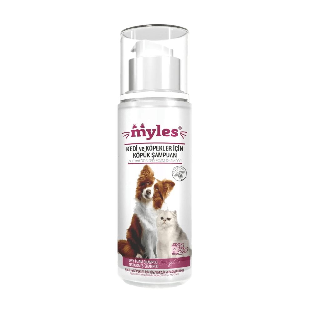 Myles Kedi ve Kopekler Icin Kopuk Sampuan 200 ml
