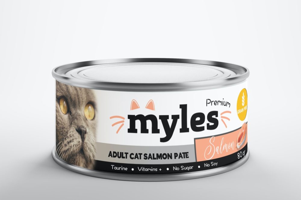 myles adult cat salmon pate