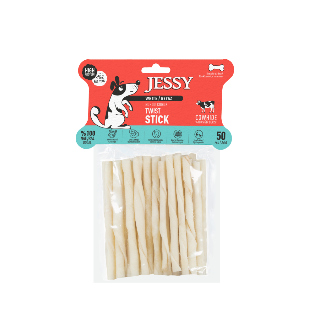 Twist Stick White 50 Adet