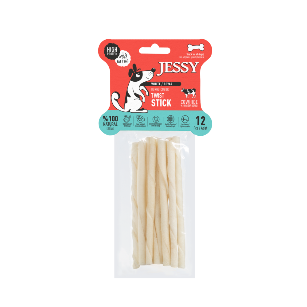 Twist Stick White 12 Adet