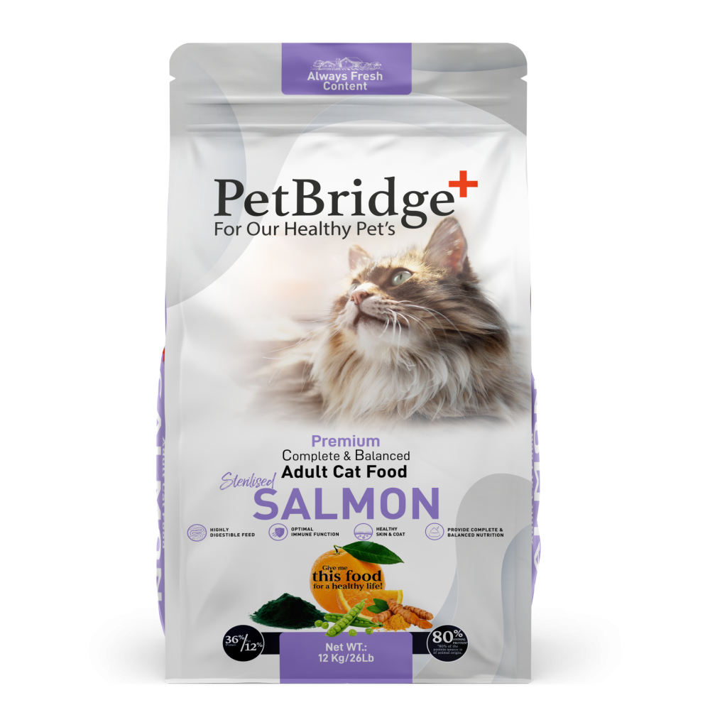 petbridge sterilised salmon cat